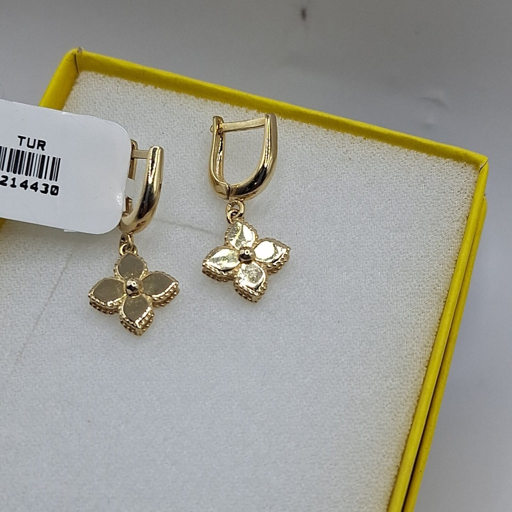 BROQUELES ORO 14K 3.4 (NUEVO)