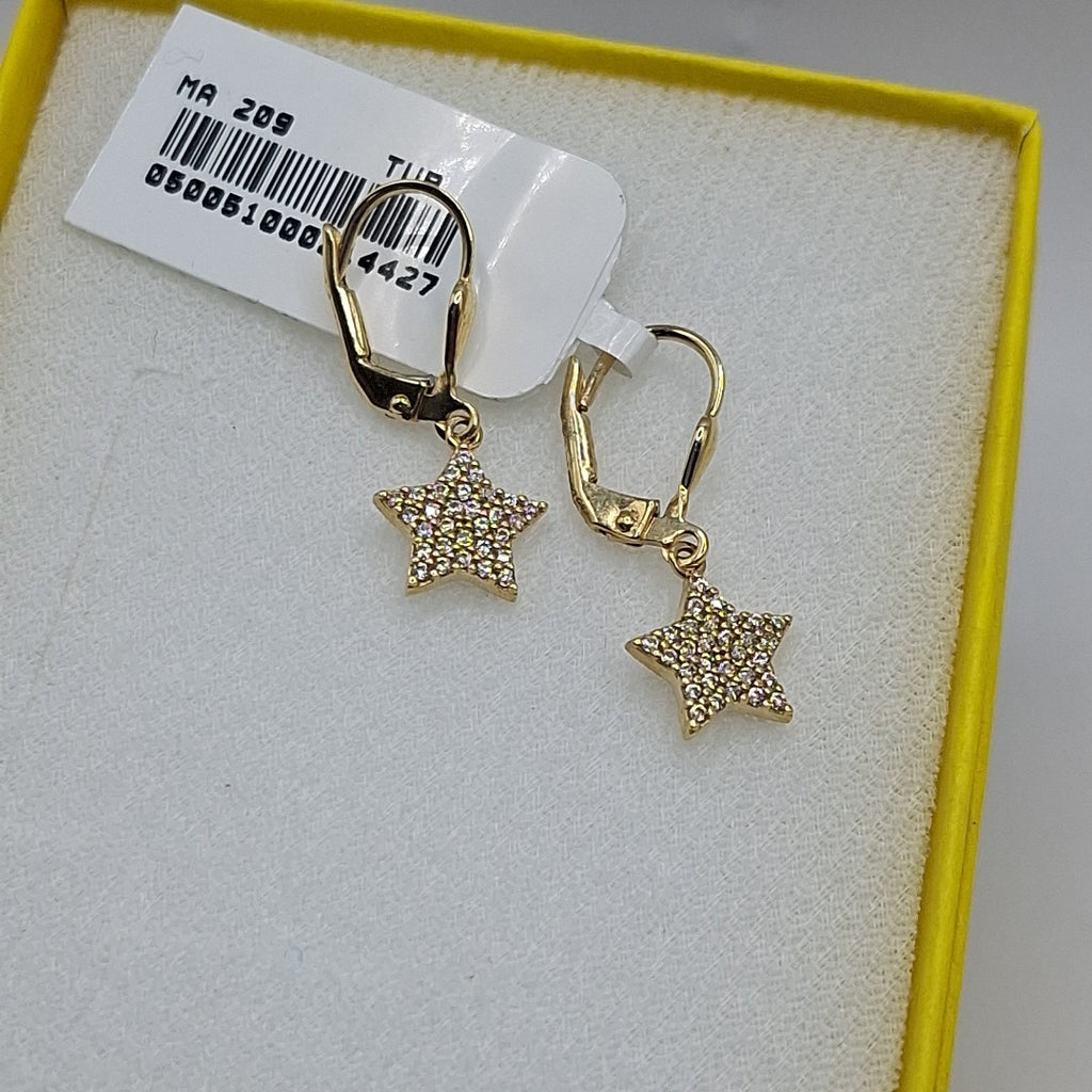 BROQUELES ORO 14K 1.9 (NUEVO)