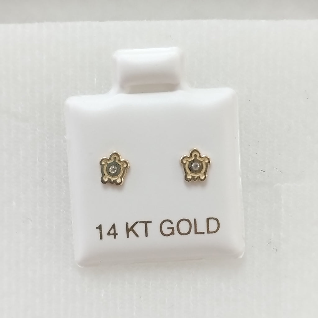 BROQUELES ORO 14K 1 (NUEVO)