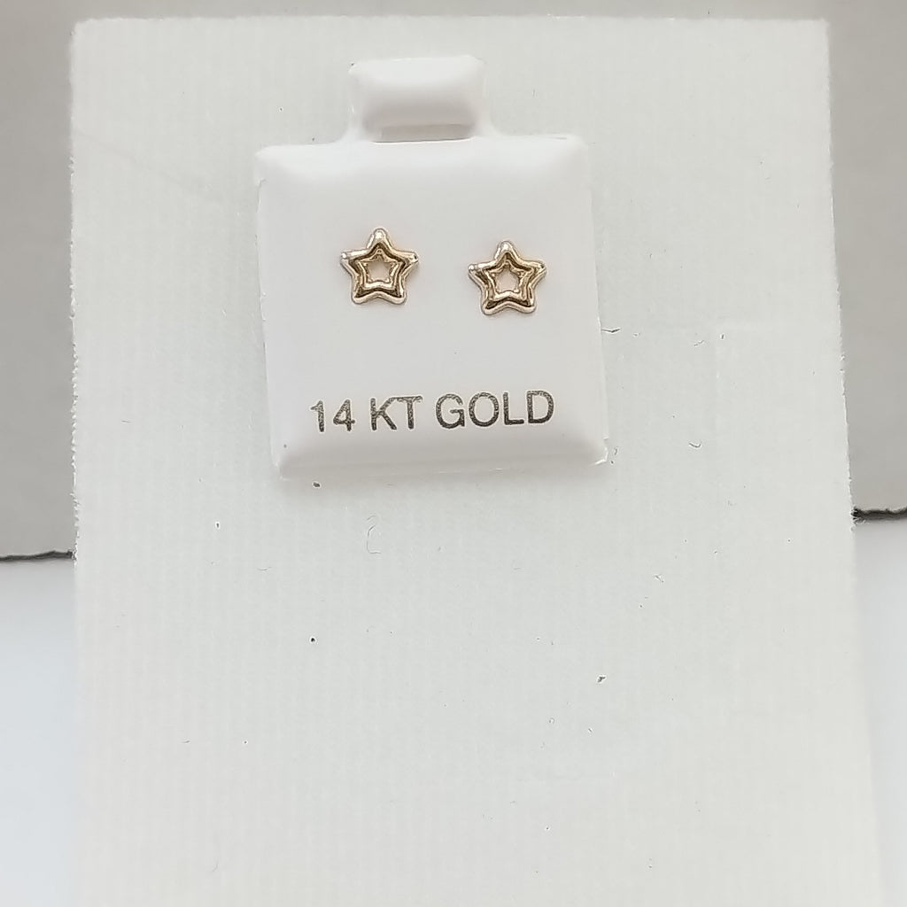 BROQUELES ORO 14K 1 (NUEVO)