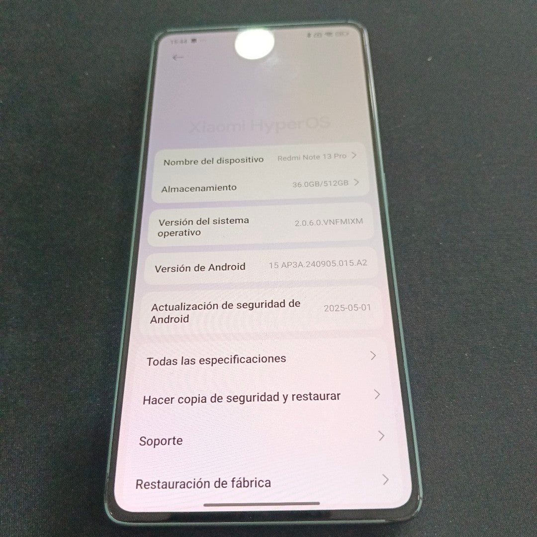CELULAR XIAOMI REDMI NOTE 13 PRO 23117RA68G (2023) 512 GB 12 GB RAM (SEMINUEVO)
