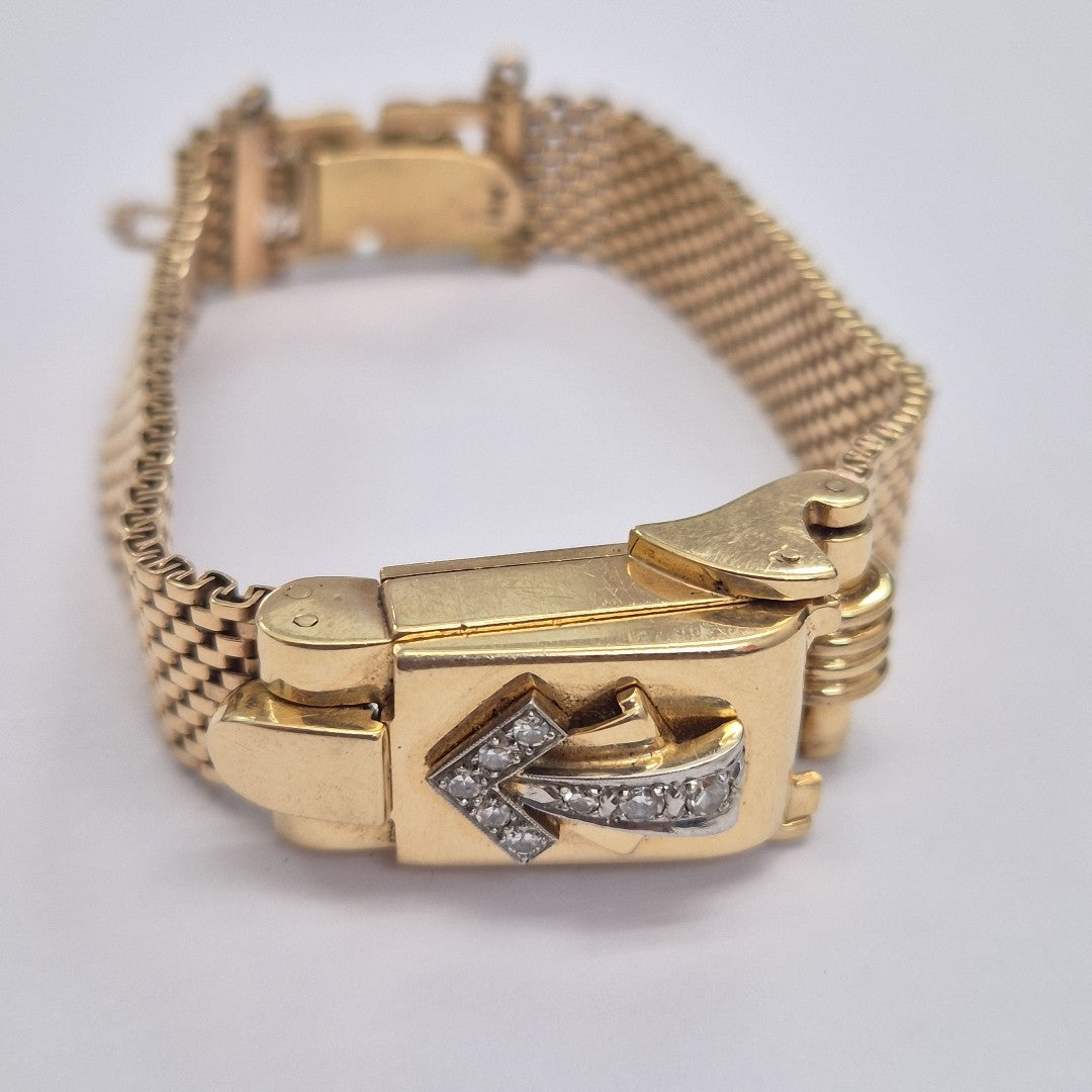 RELOJ CAJA Y PULSO ORO ORO 14 K 49,60 GRMS (SEMINUEVO)
