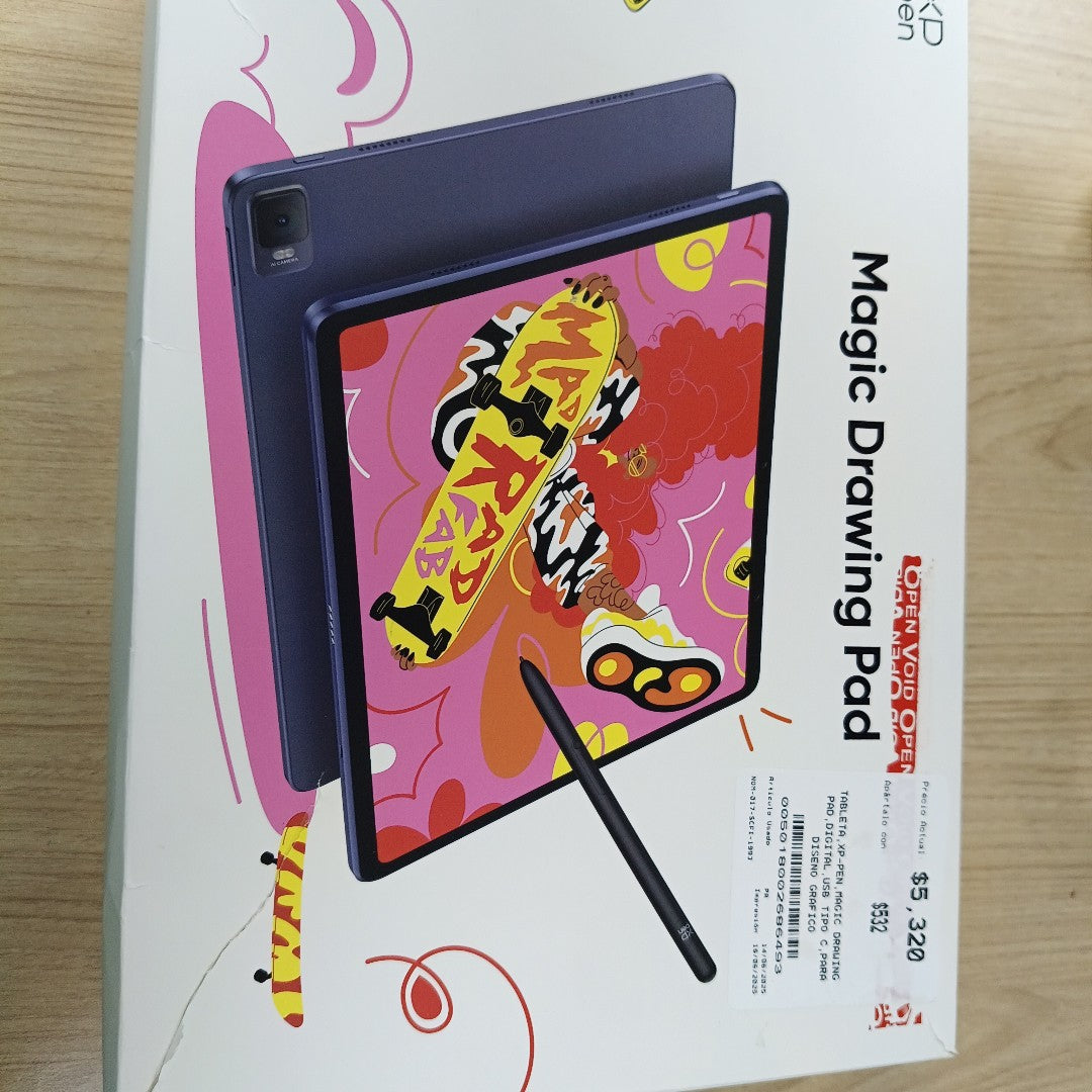 TABLETA XP-PEN MAGIC DRAWING PAD DIGITAL USB TIPO C (SEMINUEVO)