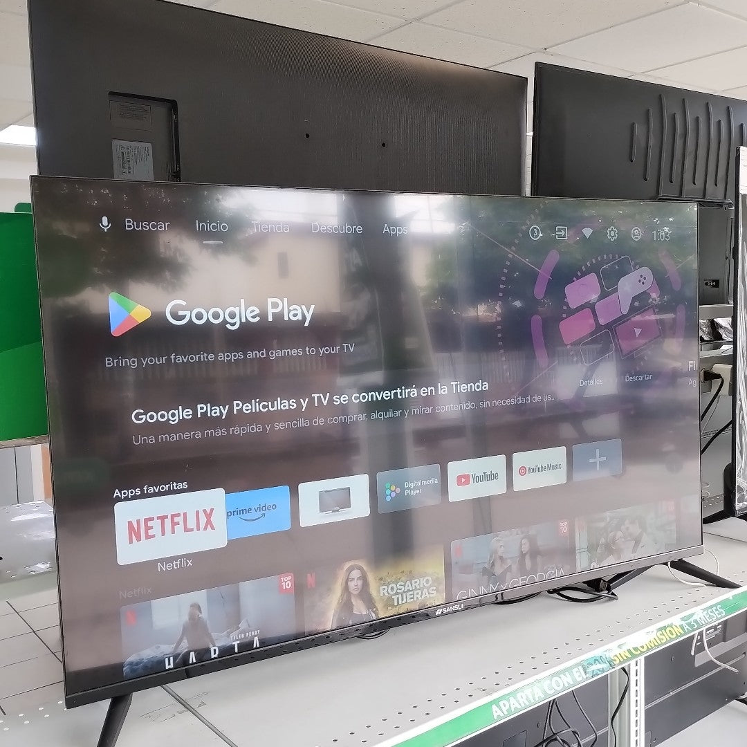 PANTALLA SANSUI SMX50V1UA (2022) 50" LED 4K (SEMINUEVO)