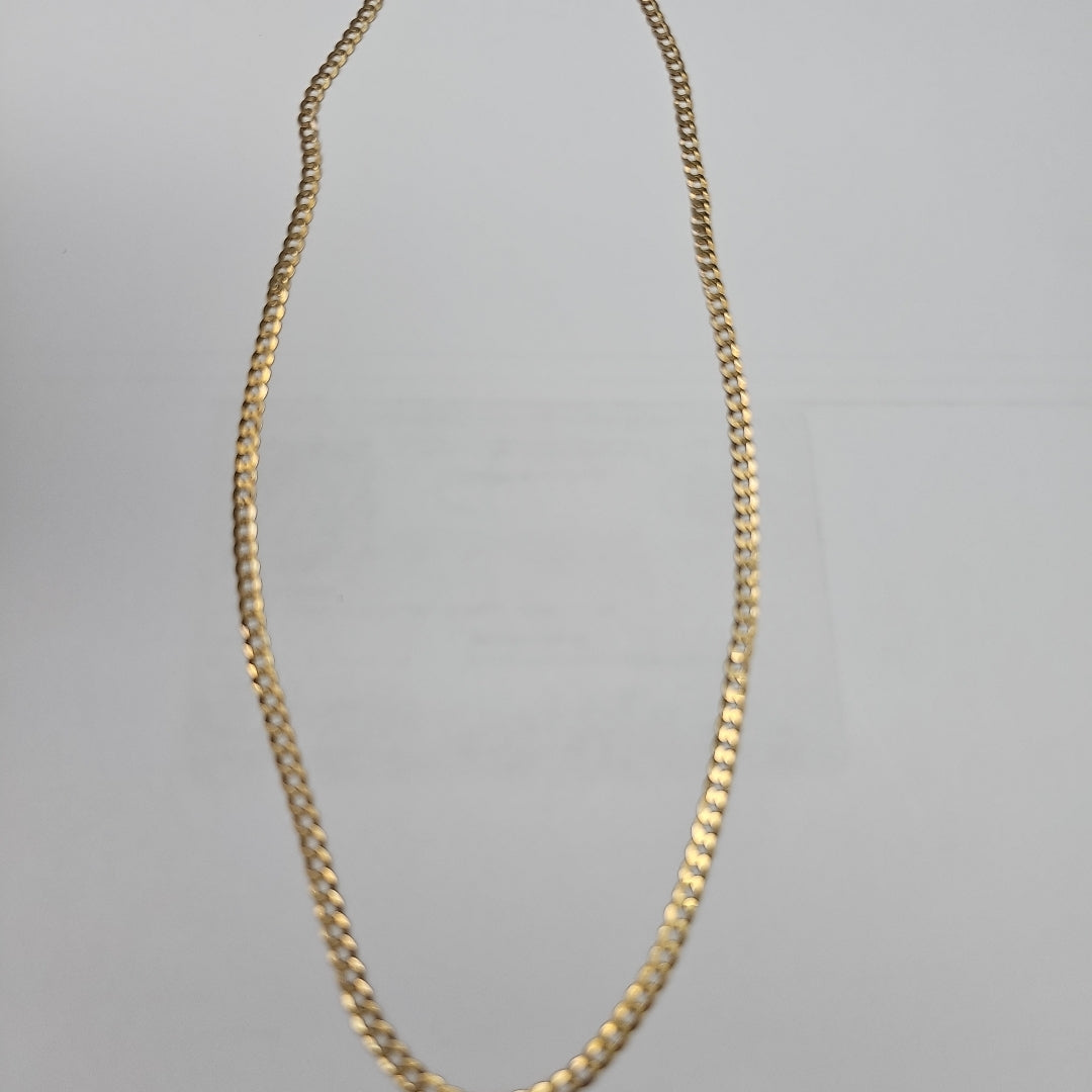 CADENAS BARBADA AMARILLA ORO 10K 5.7 (NUEVO)