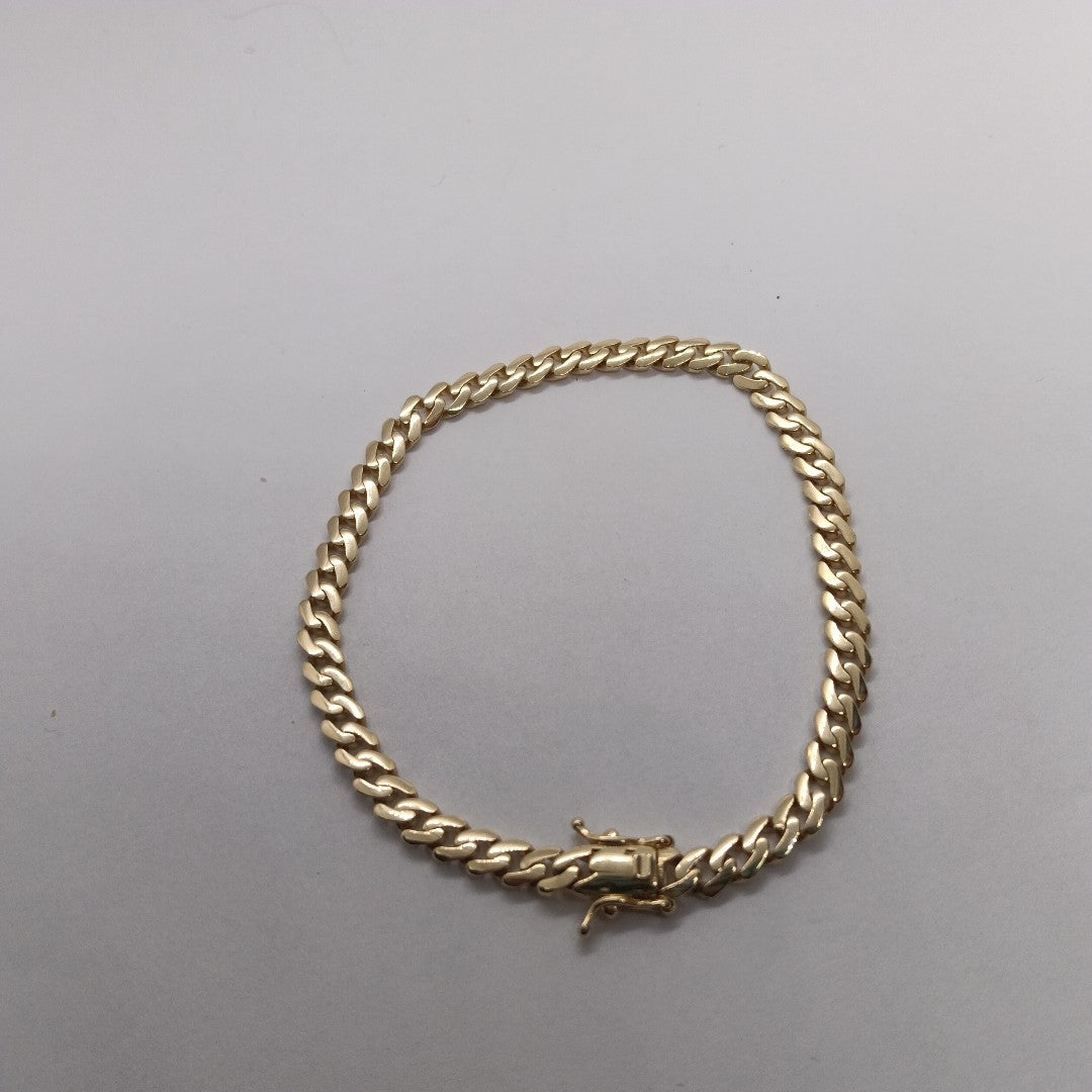 PULSERAS CABALLERO ORO 14K 9.8 (NUEVO)