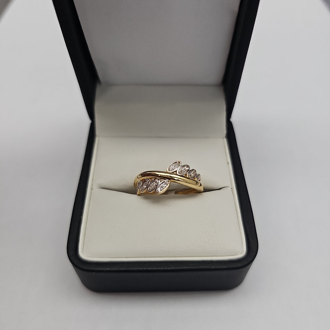 ANILLOS DAMA ORO 14K 2 (NUEVO)