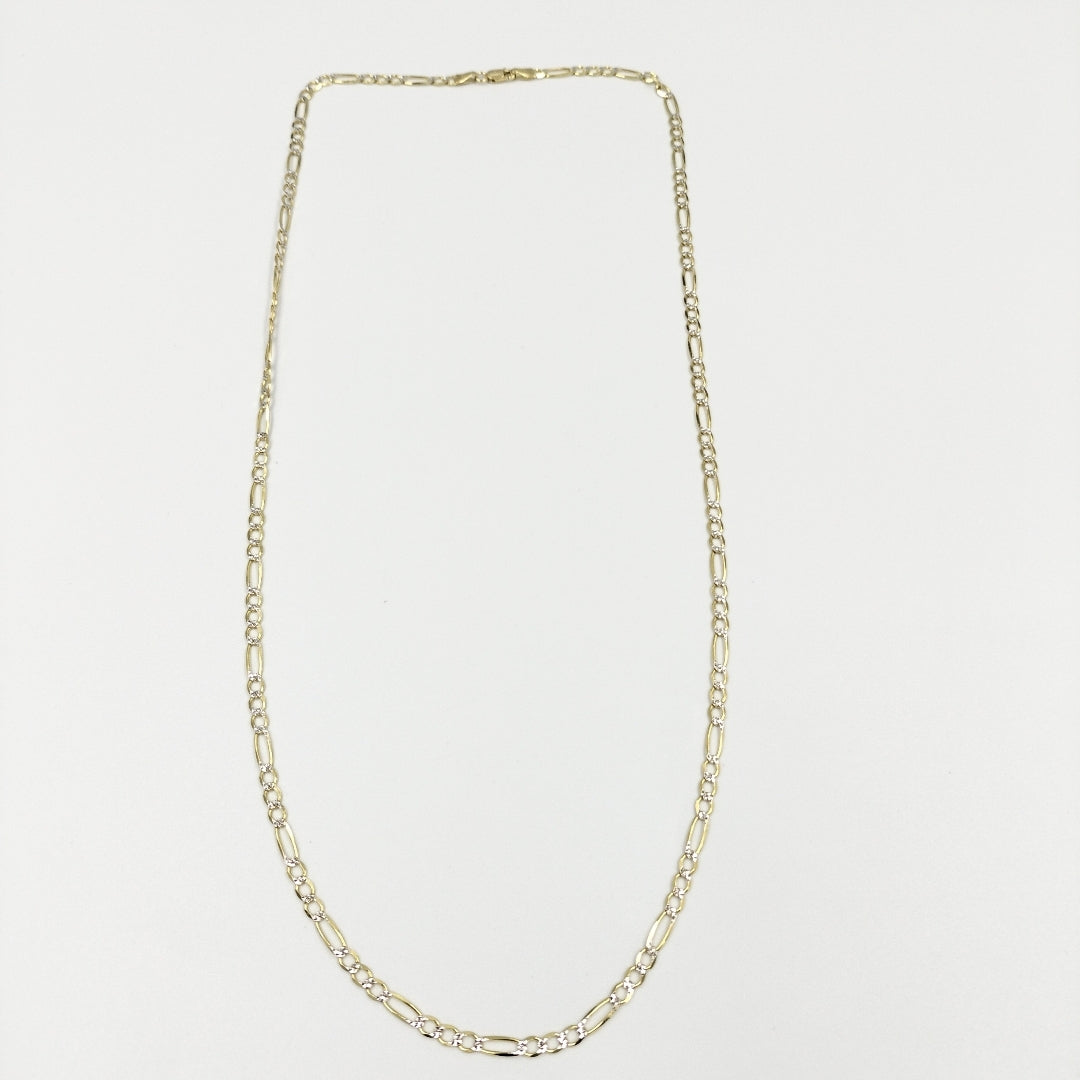 CADENAS CARTIER 3*1 DIAMANTADA ORO 14K 8.1 (NUEVO)
