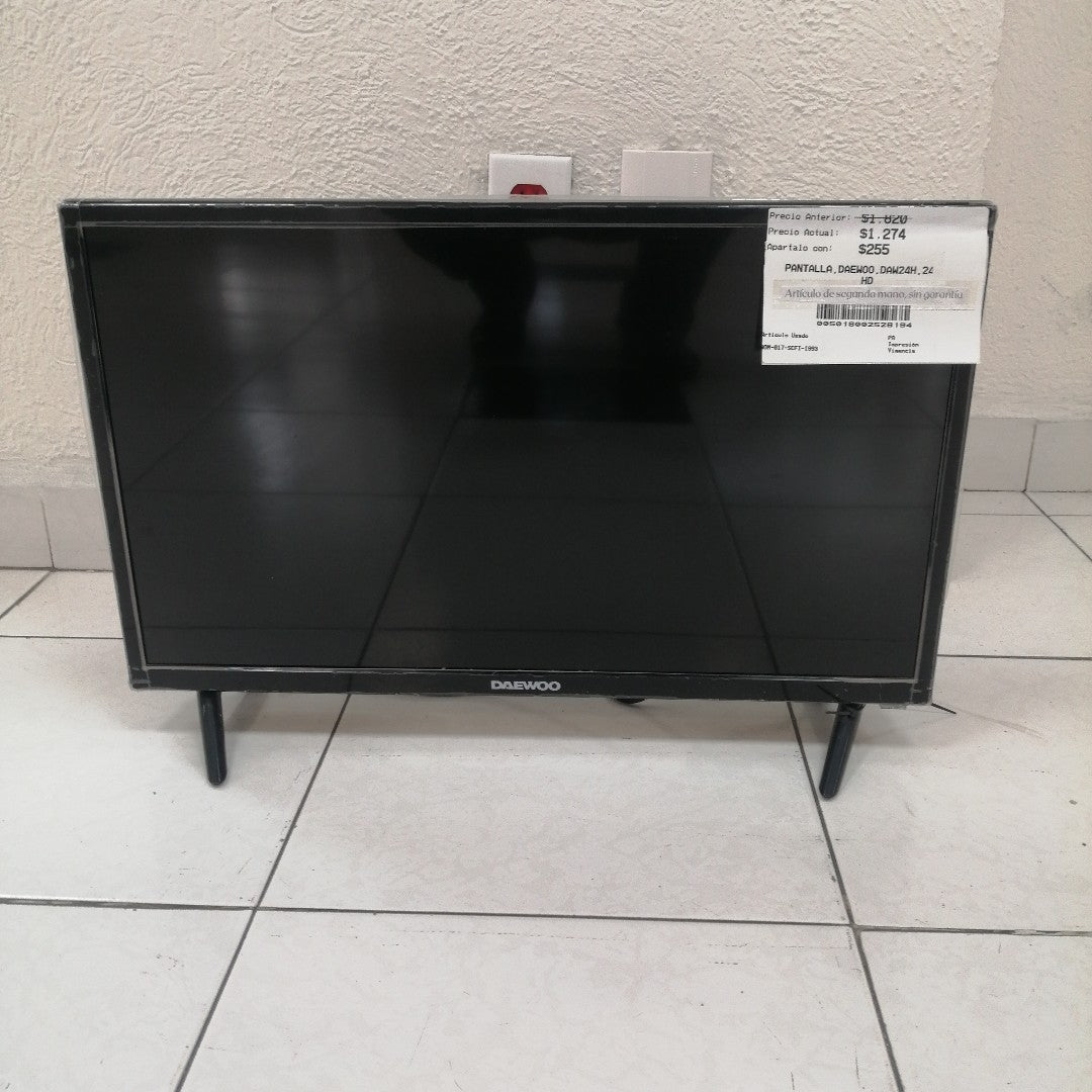 PANTALLA DAEWOO DAW24H 24" LED HD (SEMINUEVO)