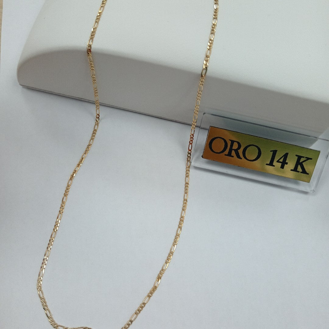 CADENAS CARTIER 3*1 AMARILLA ORO 14K 5.4 (NUEVO)