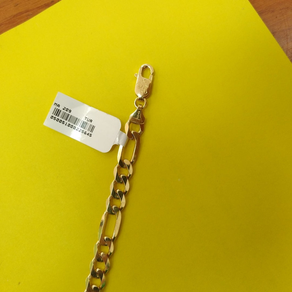 PULSERAS CABALLERO CARTIER 3*1 AMARILLA ORO 14K 17.9 (NUEVO)