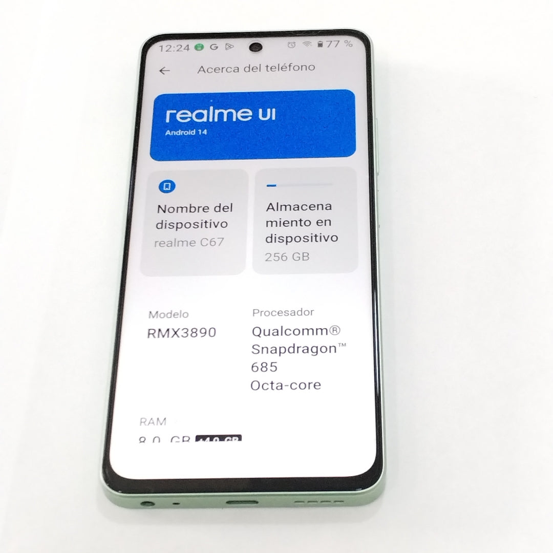 CELULAR REALME C67 RMX3890 (2023) 256 GB 8 GB RAM (SEMINUEVO)