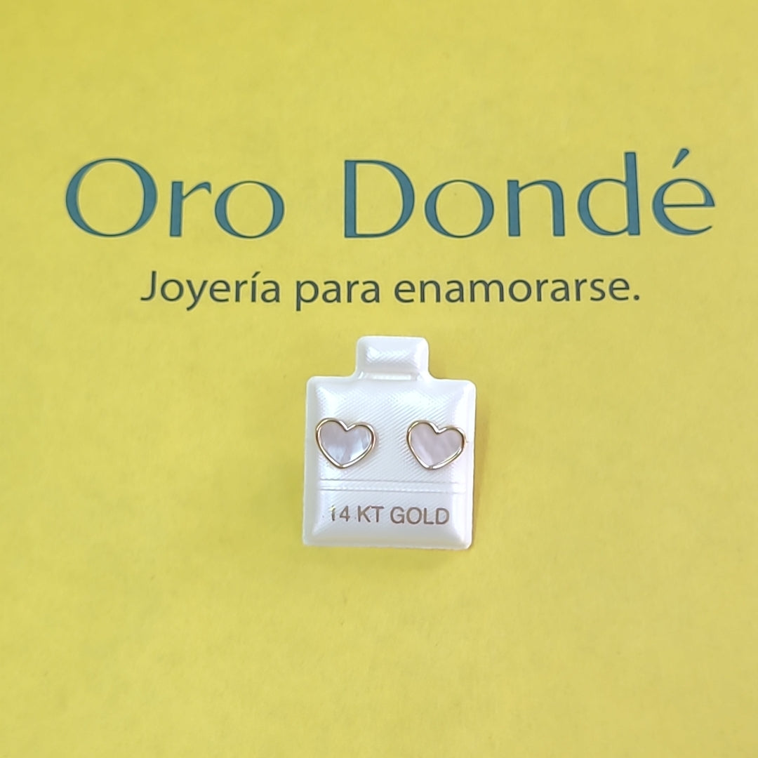 BROQUELES ORO 14K 1.1 (NUEVO)