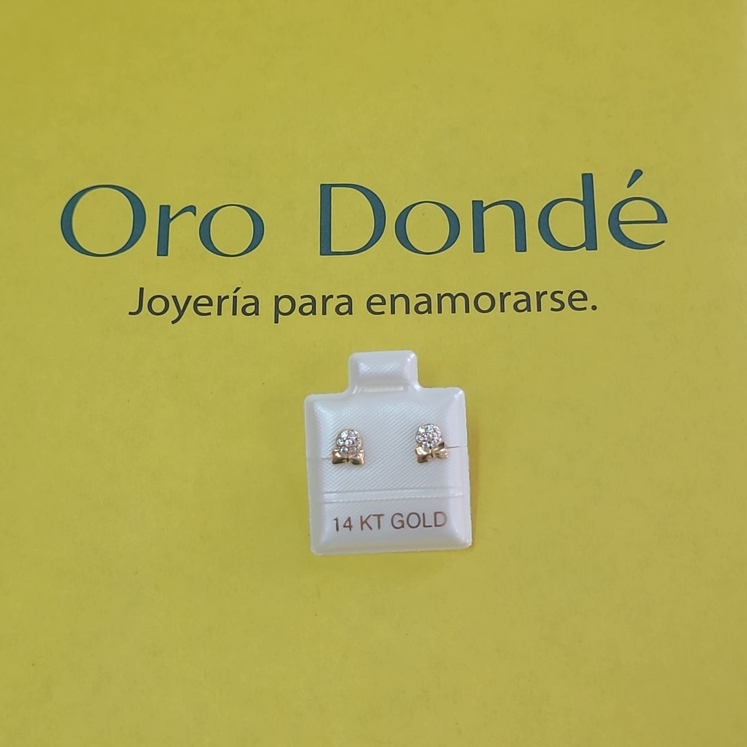 BROQUELES ORO 14K 0.7 (NUEVO)
