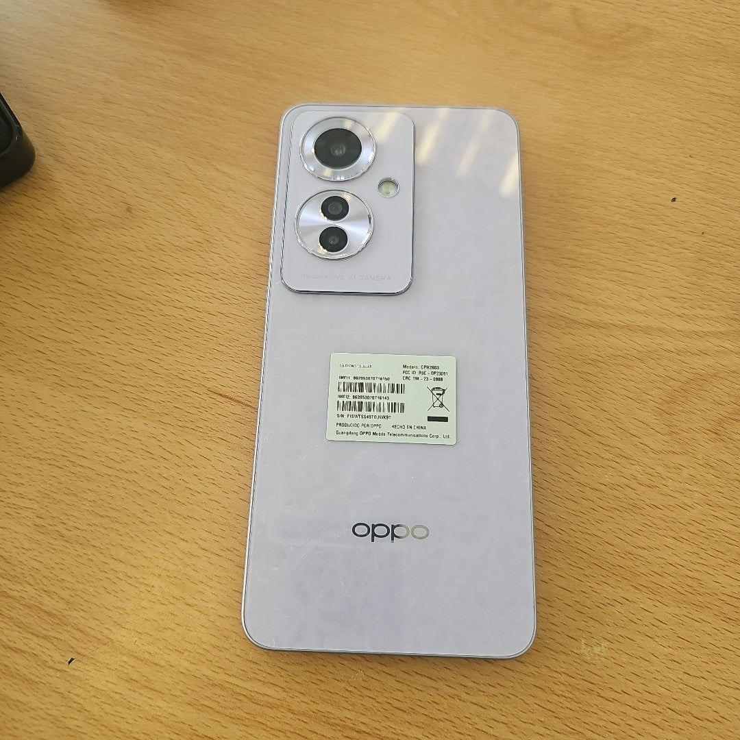 CELULAR OPPO  RENO11F 5G CPH2603 (2024) 256 GB 8 GB RAM (SEMINUEVO)