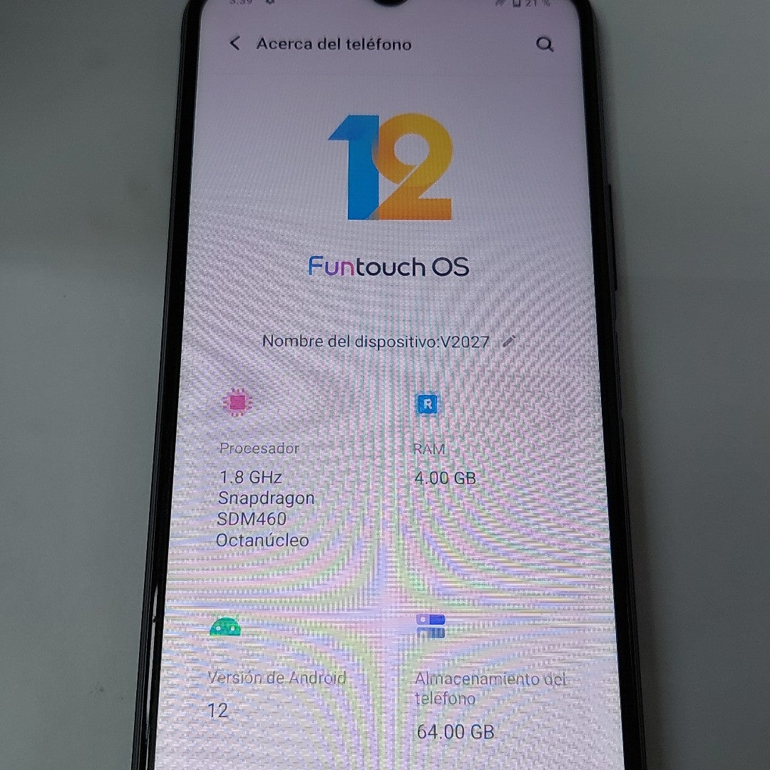 CELULAR VIVO Y20 (2020) V2027 64 GB 4 GB RAM (SEMINUEVO)