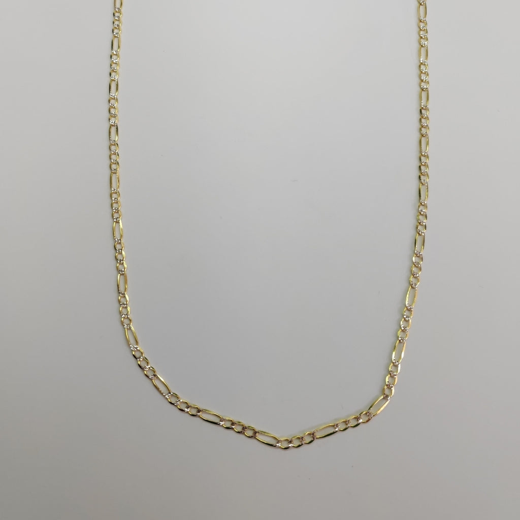 CADENAS CARTIER 3*1 DIAMANTADA ORO 14K 8.1 (NUEVO)
