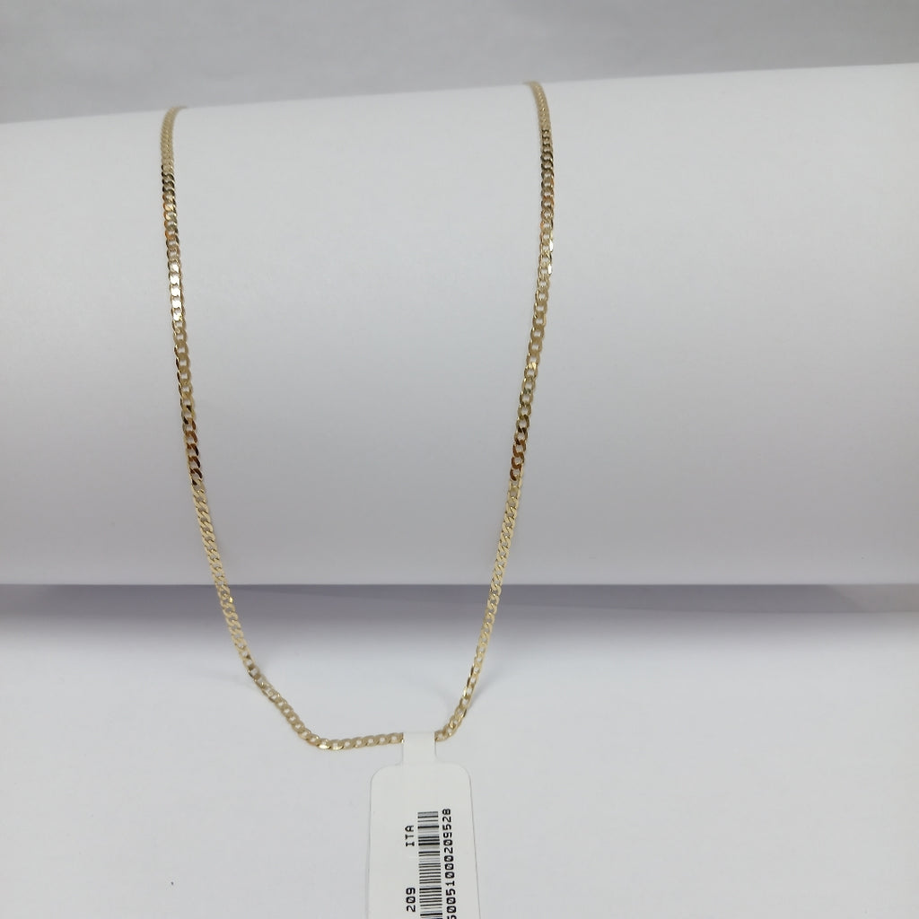 CADENAS BARBADA AMARILLA ORO 14K 2.7 (NUEVO)