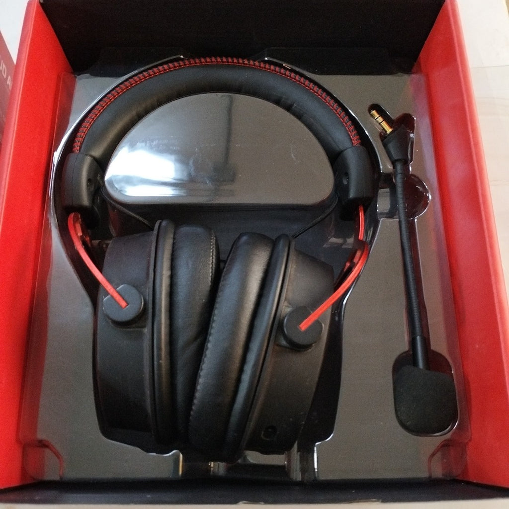 AUDIFONOS HYPERX CLOUD ALPHA HX-HSCA-RD ALAMBRICO OVER EAR (SEMINUEVO)