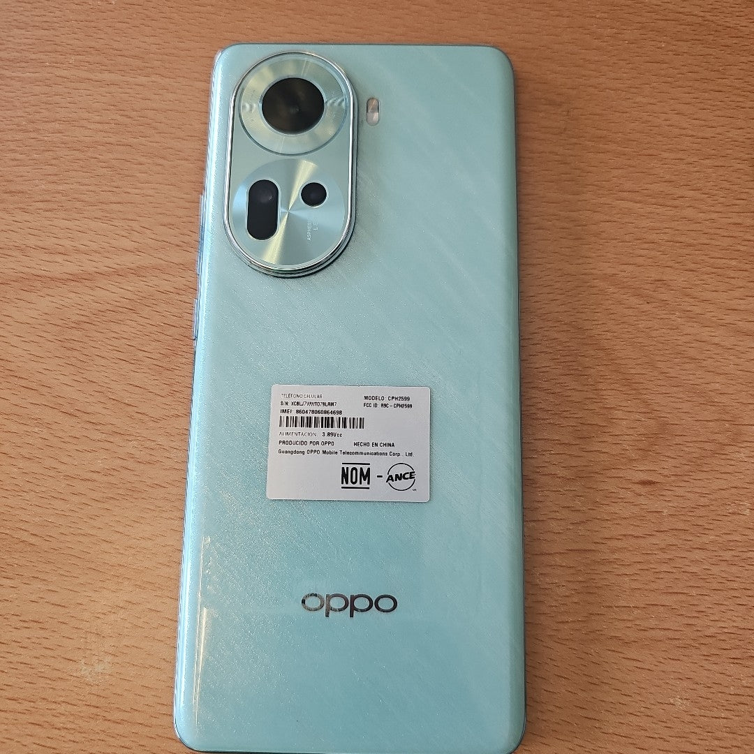 CELULAR OPPO  RENO11 5G CPH2599 (2024) 256 GB 8 GB RAM (SEMINUEVO)