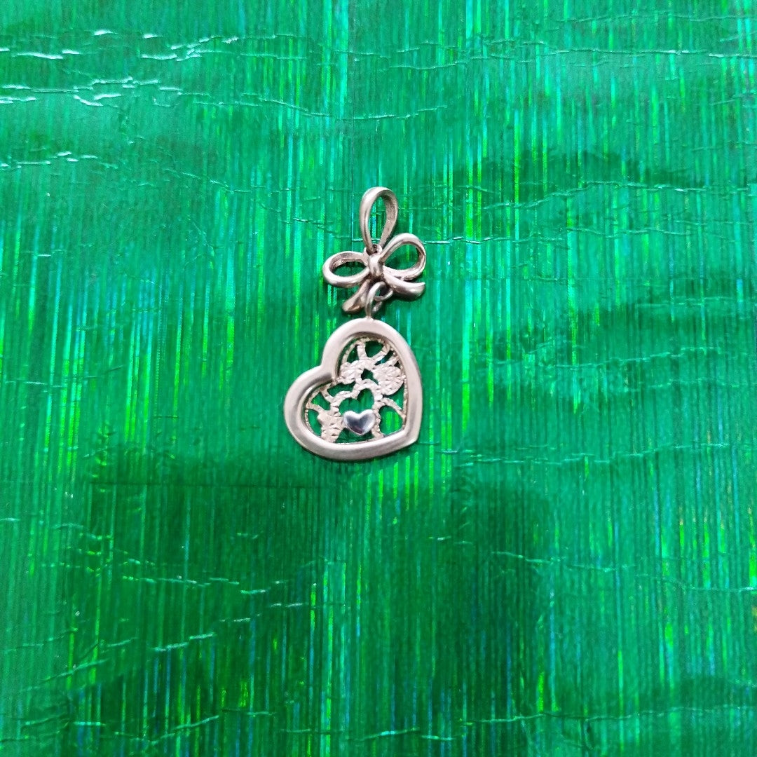10024DIJ00000B653 FRD6 DIJE DE MOÑO CON CORAZON ORO 14K 1.1GRS (NUEVO)