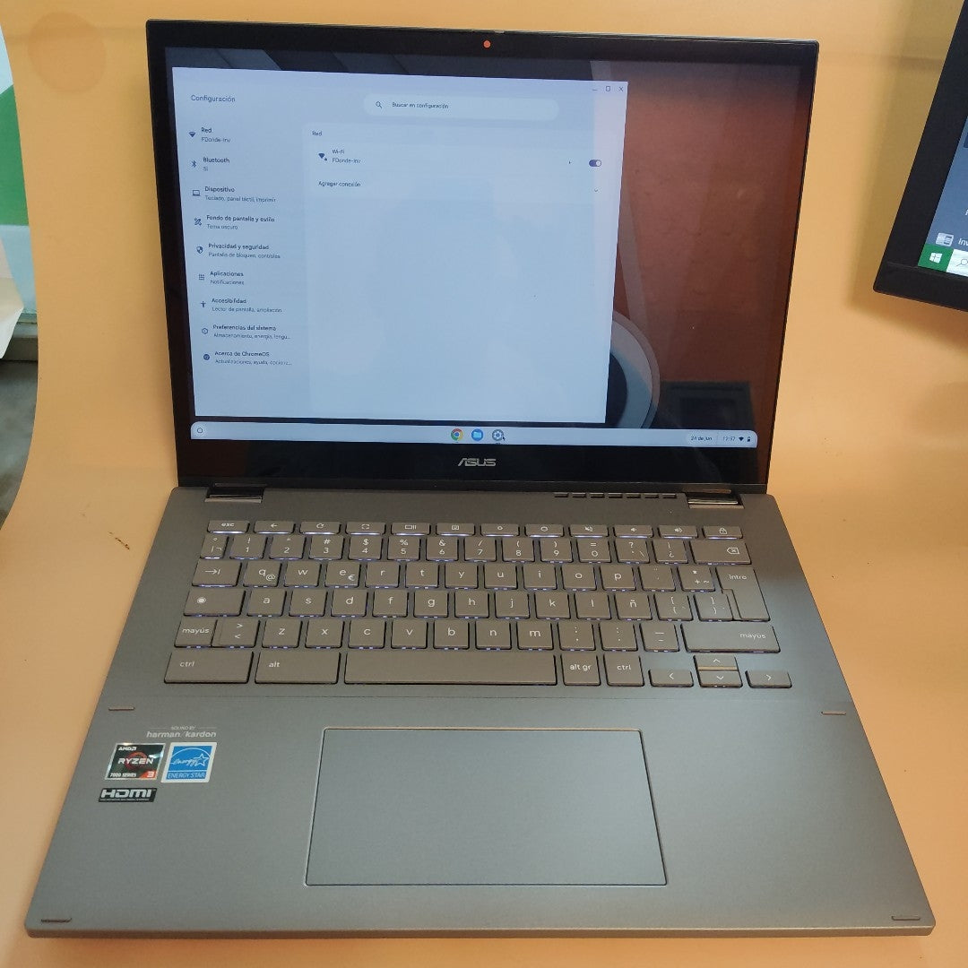 LAPTOP ASUS CHROMEBOOK PLUS FLIP CM3401FFA-R38G256S (2024) 256 GB SSD 8 GB RAM (SEMINUEVO)