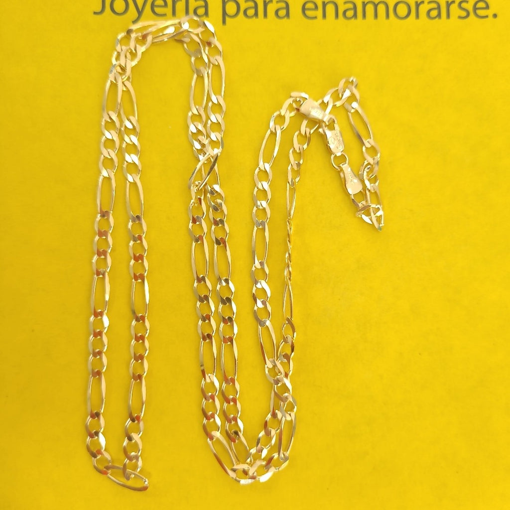CADENAS CARTIER 3*1 AMARILLA ORO 14K 8.5 (NUEVO)