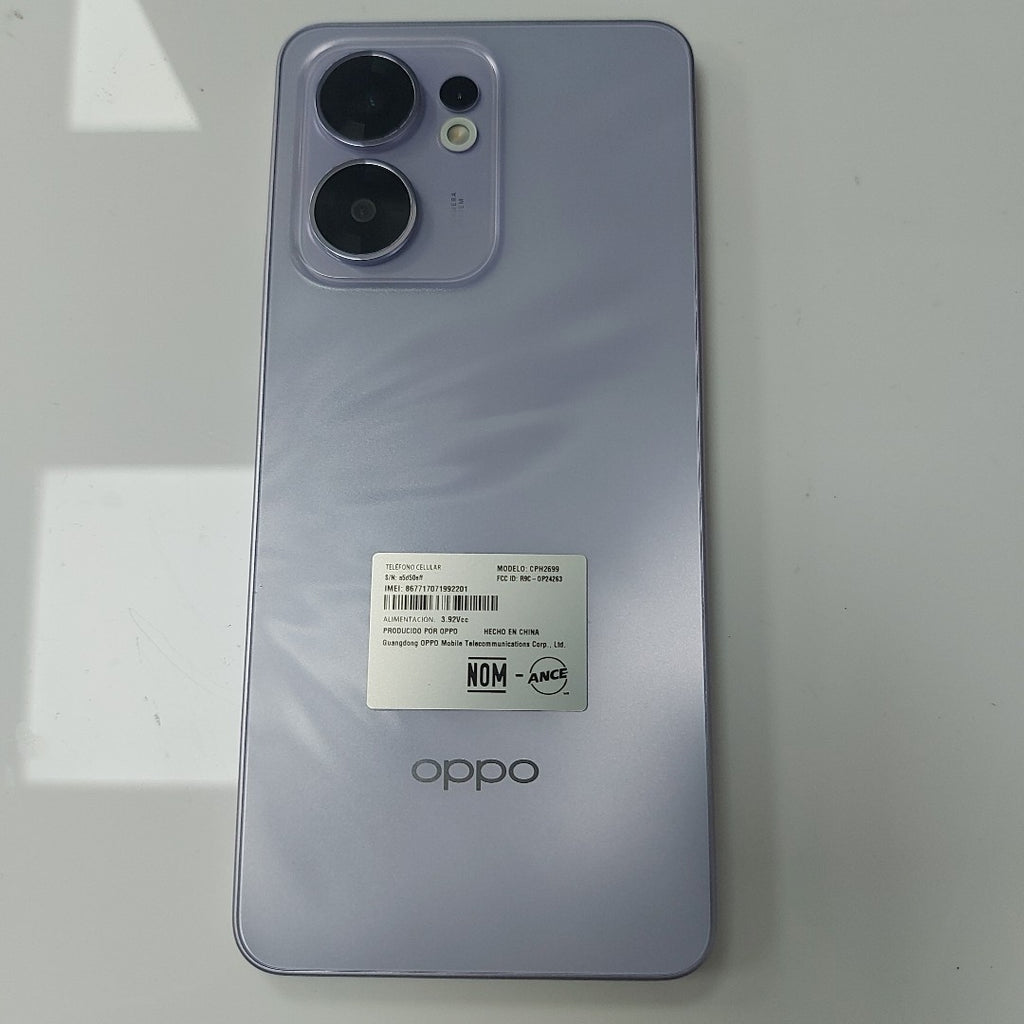 CELULAR OPPO  RENO 13F 5G CPH2699 (2025) 256 GB 12 GB RAM (SEMINUEVO)