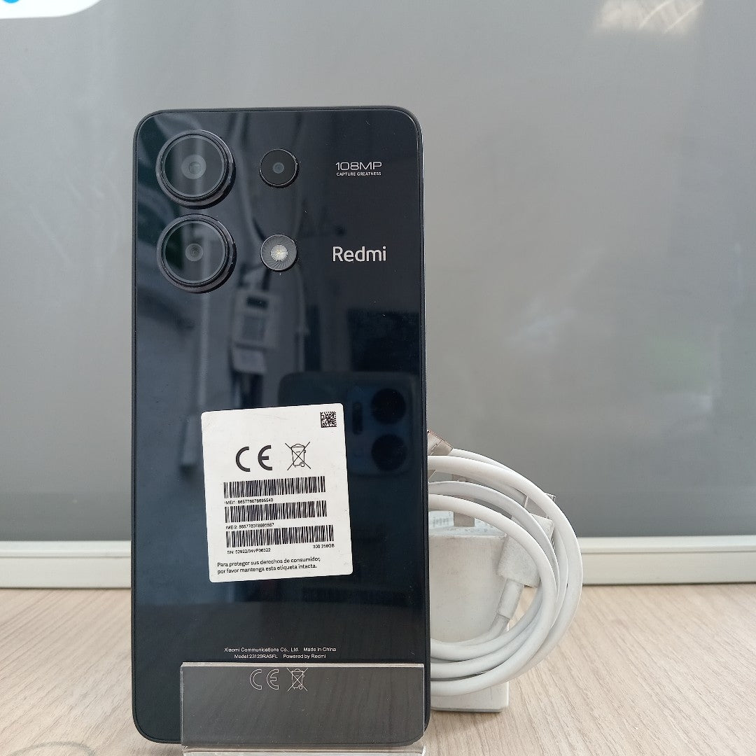CELULAR XIAOMI REDMI NOTE 13 23129RA5FL (2023) 256 GB 8 GB RAM (SEMINUEVO)