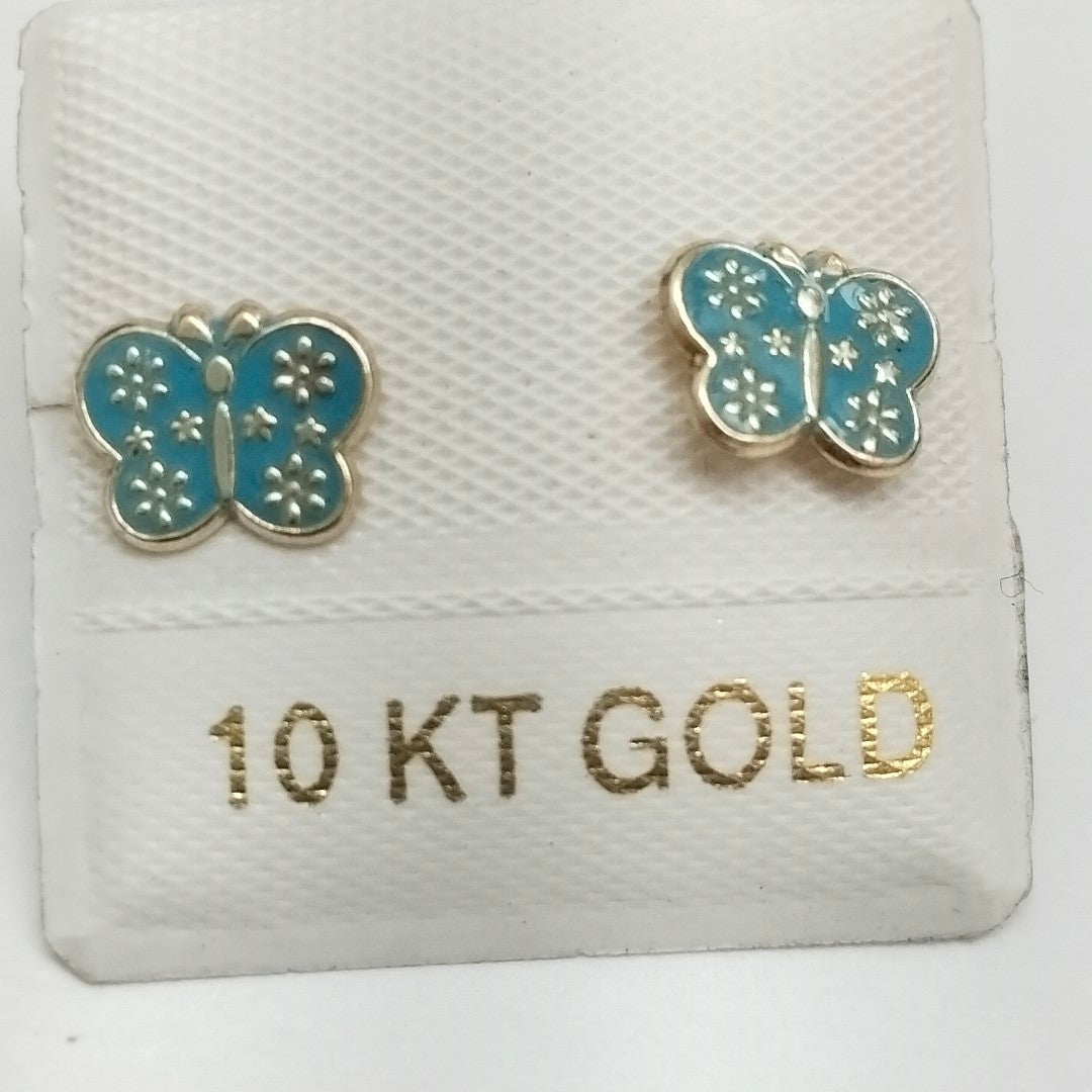 BROQUELES ORO 10K 1 (NUEVO)