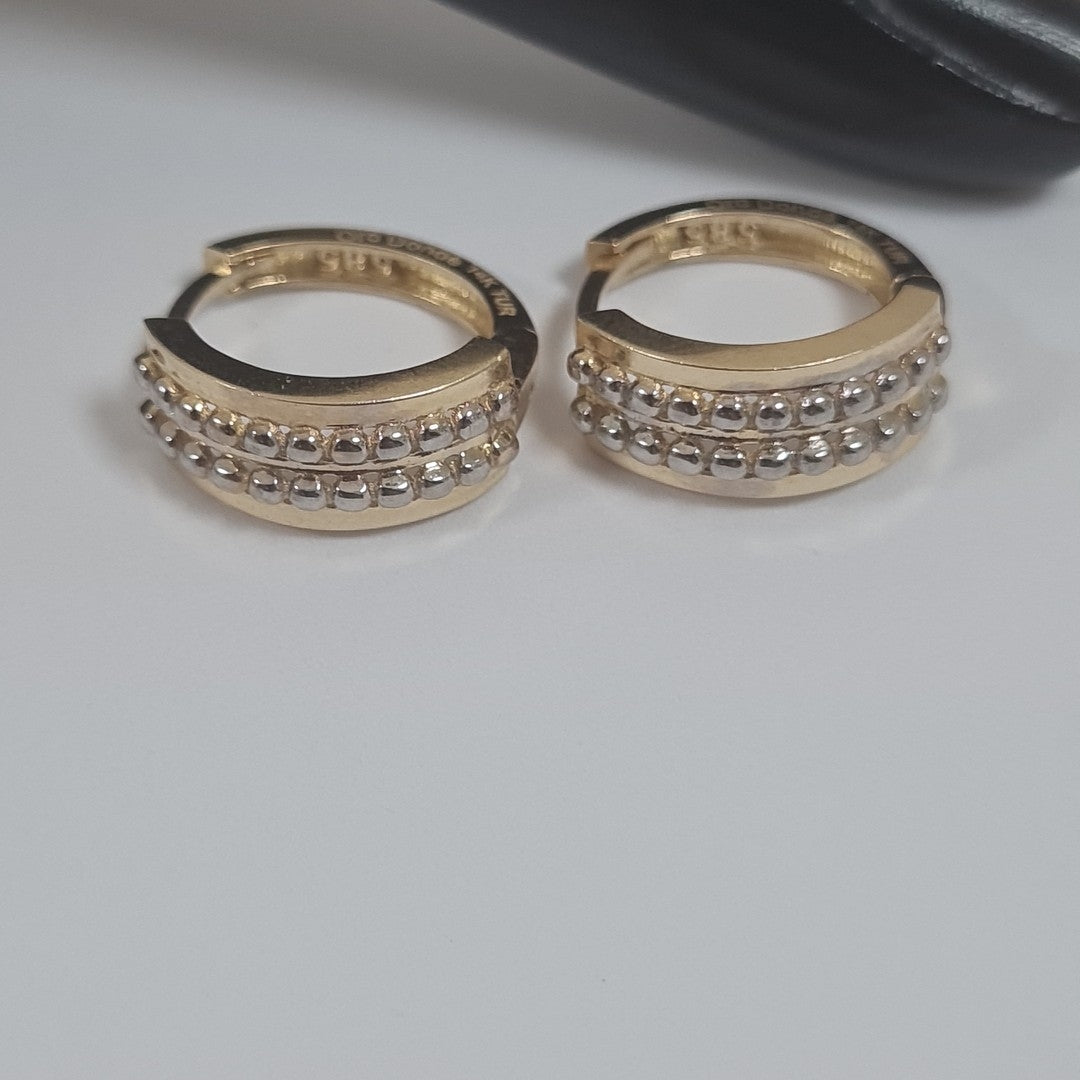 HUGGIES ORO 14K 2.4 (NUEVO)
