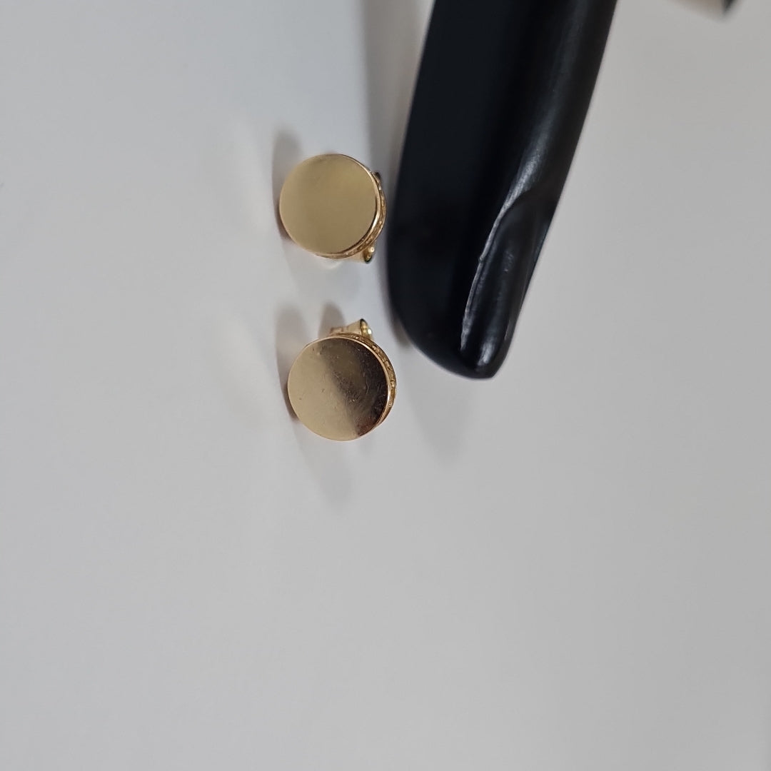 BROQUELES ORO 14K 1.5 (NUEVO)