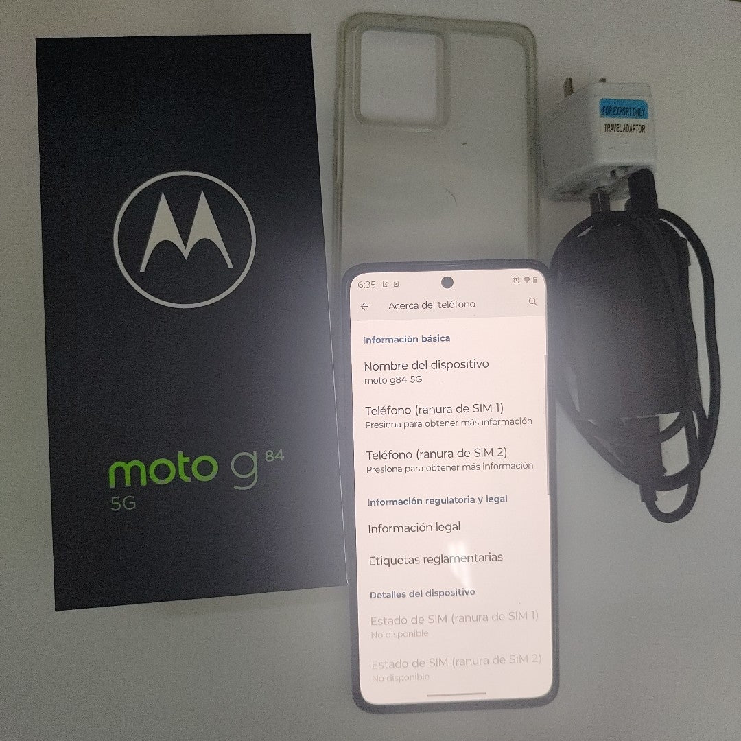 CELULAR MOTOROLA MOTO G84 XT2347-2 (2023) 256 GB 12 GB RAM (SEMINUEVO)