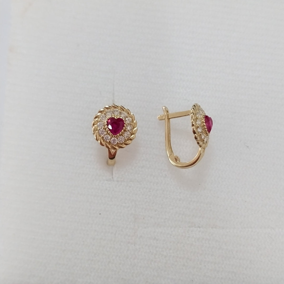 BROQUELES ORO 14K 1.3 (NUEVO)