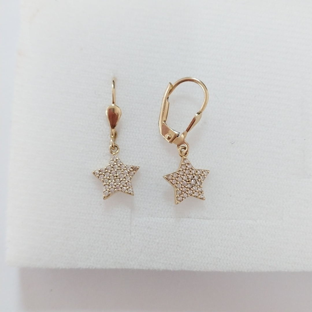 BROQUELES ORO 14K 1.9 (NUEVO)