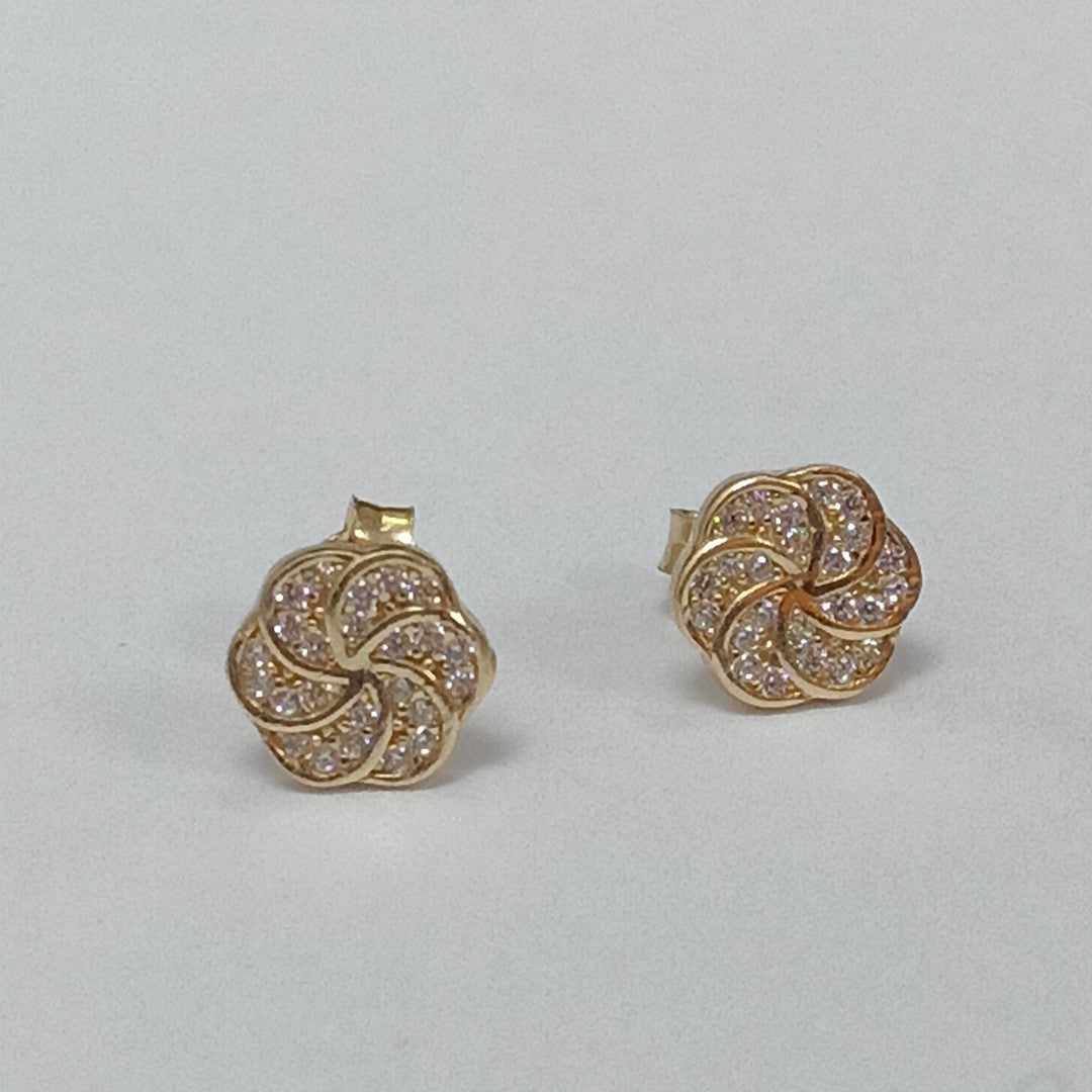 BROQUELES ORO 14K 1.8 (NUEVO)
