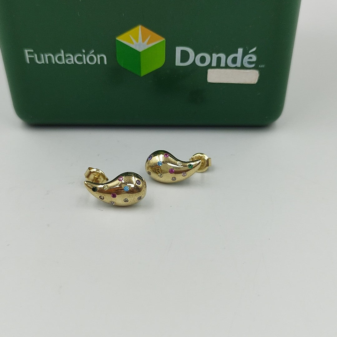 BROQUELES ORO 10K 1.8 (NUEVO)