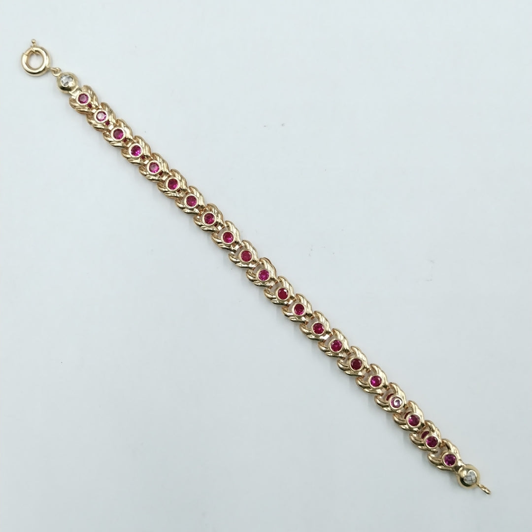 PULSERAS DAMA ORO 14K 12 (NUEVO)