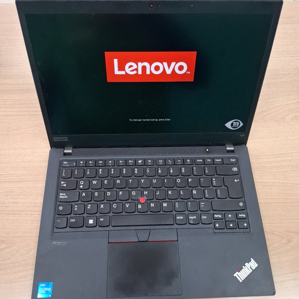 LAPTOP LENOVO THINKPAD T14 GEN 2 (2022) 512 GB SSD 16 GB RAM (SEMINUEVO)