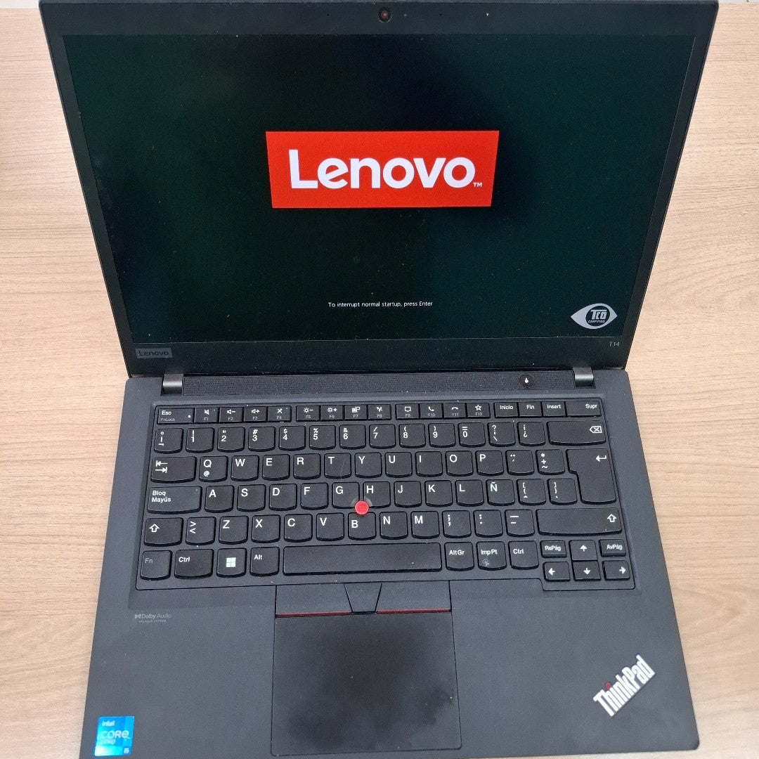 LAPTOP LENOVO THINKPAD T14 GEN 2 (2022) 512 GB SSD 16 GB RAM (SEMINUEVO)