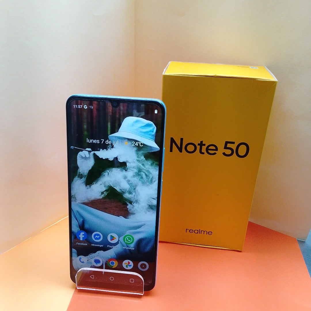 CELULAR REALME NOTE 50 RMX3834 (2024) 128 GB 4 GB RAM (SEMINUEVO)