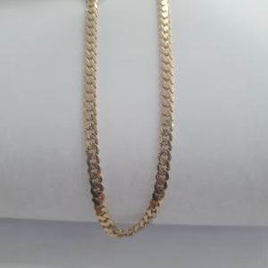 CADENAS BARBADA AMARILLA ORO 14K 31.7 (NUEVO)