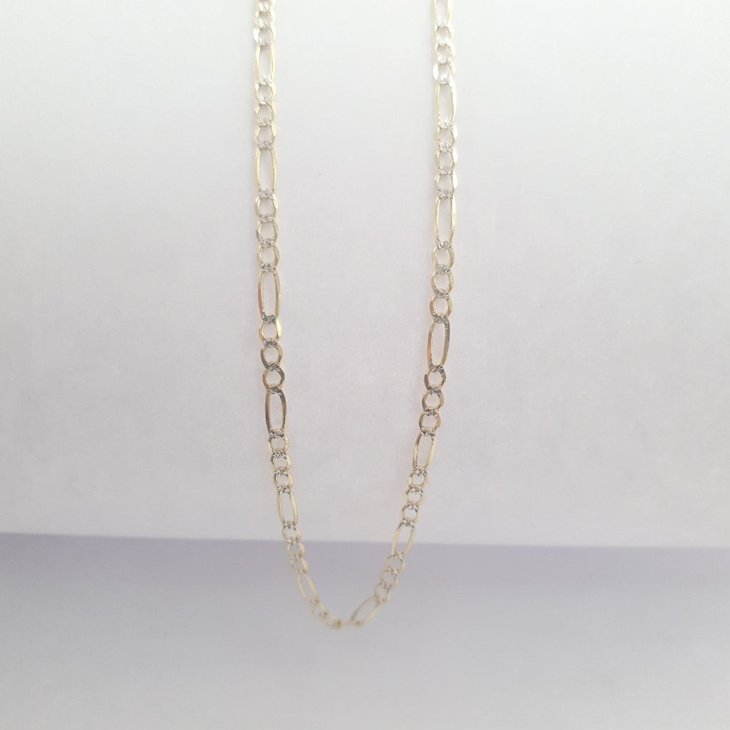 CADENAS CARTIER 3*1 DIAMANTADA ORO 14K 7.5 (NUEVO)