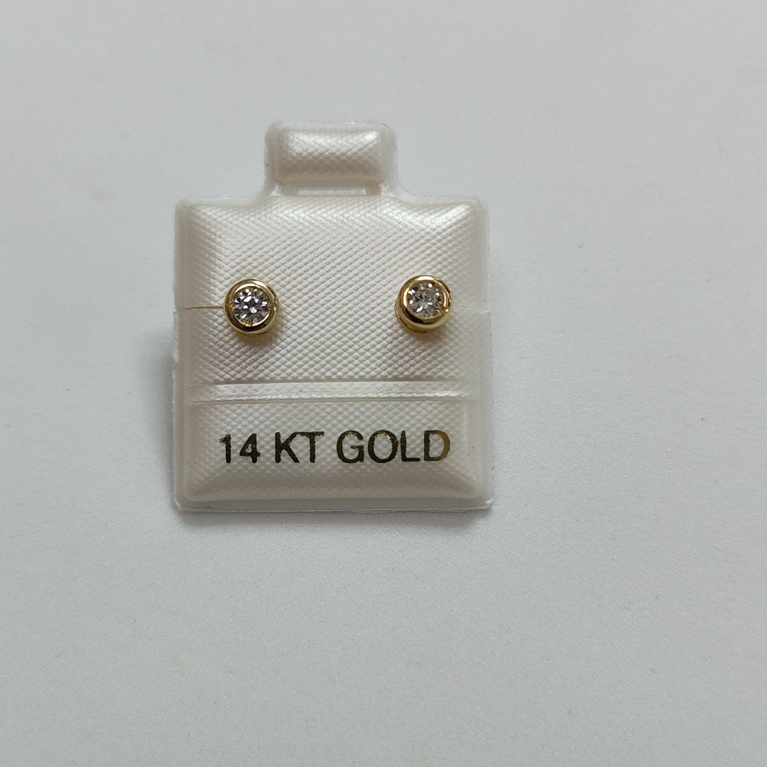 BROQUELES ORO 14K 0.8 (NUEVO)