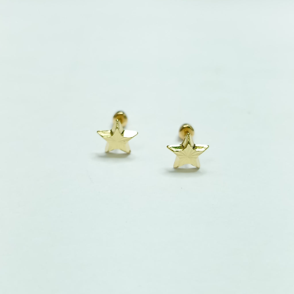 BROQUELES ORO 14K 1 (NUEVO)