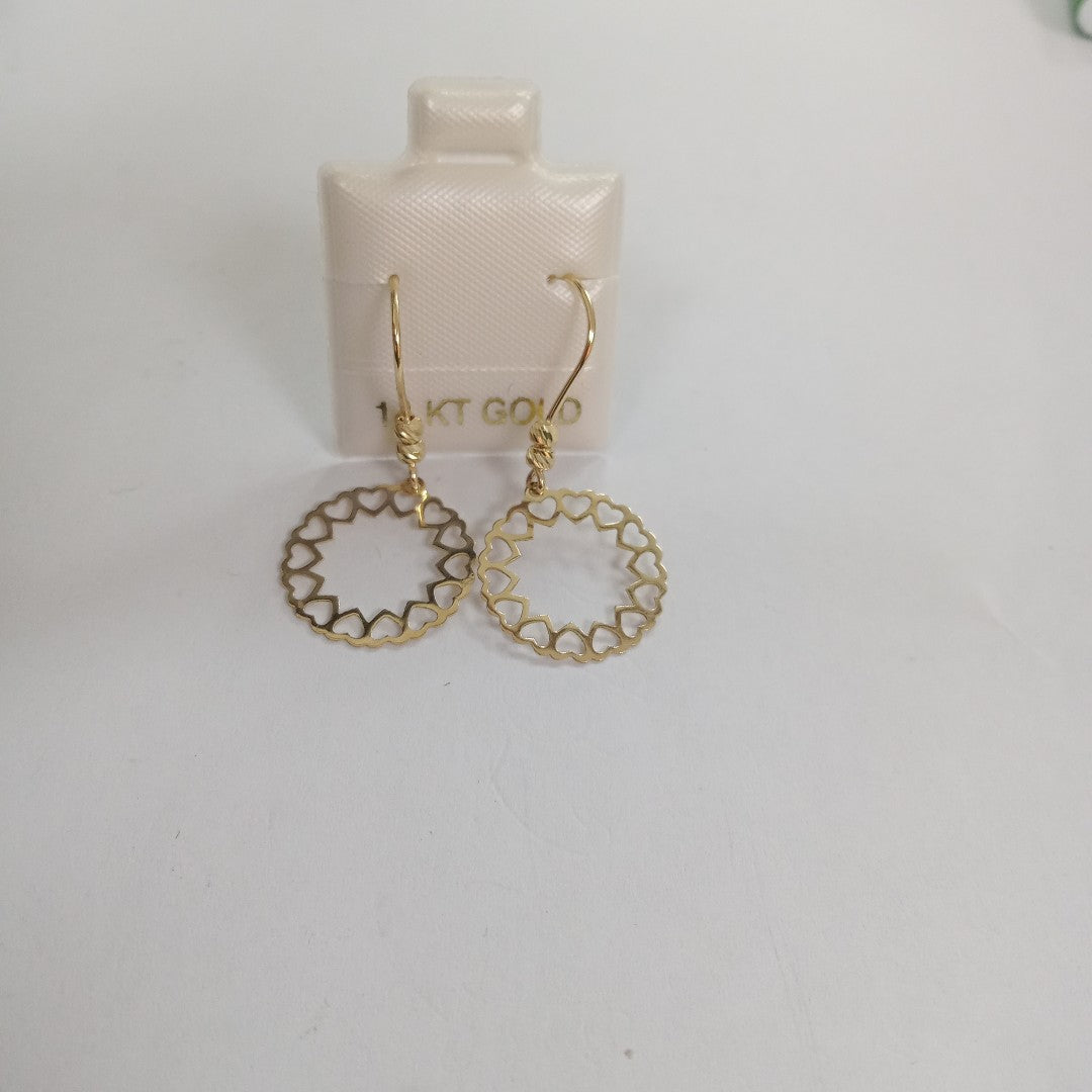BROQUELES ORO 14K 1 (NUEVO)