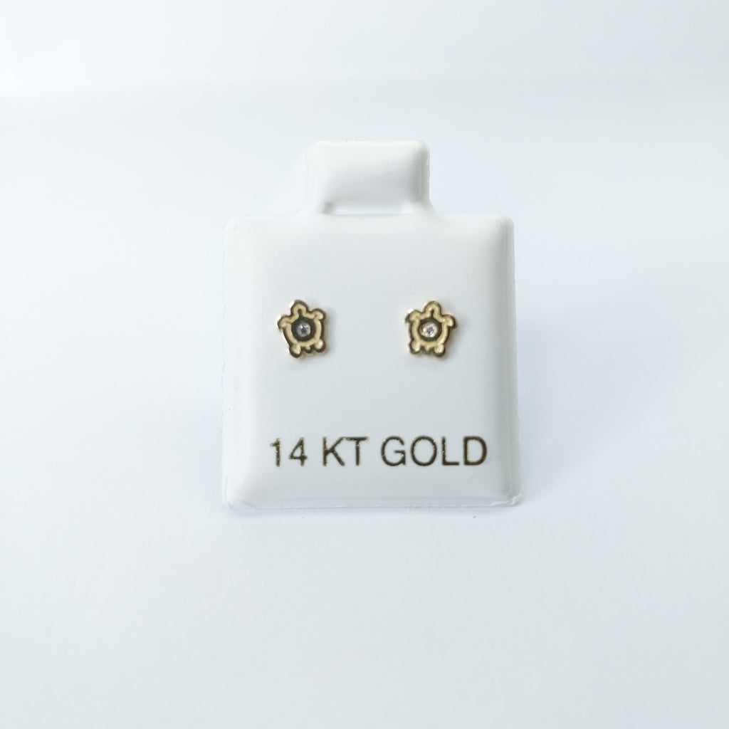 BROQUELES ORO 14K 1 (NUEVO)