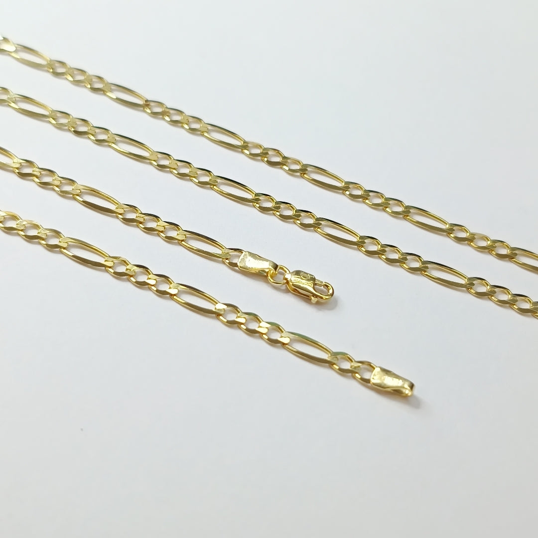 CADENAS CARTIER 3 1 AMARILLA ORO 10K 6.2 (NUEVO)