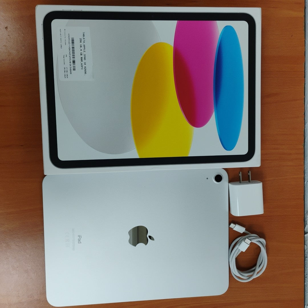 TABLETA APPLE IPAD 10 A2696 256 GB 4 GB RAM (SEMINUEVO)