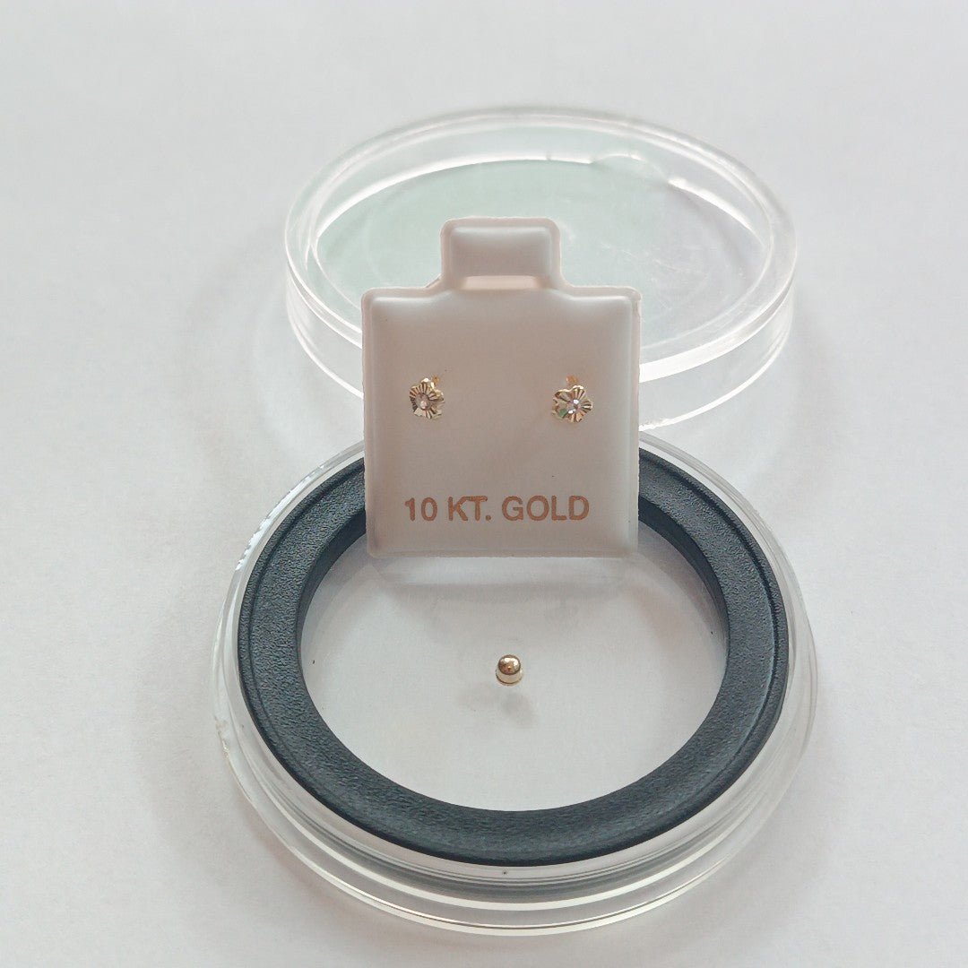 BROQUELES ORO 10K 1 (NUEVO)